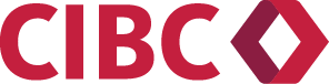 The word "CIBC" in red letters with a red diamond to the right
