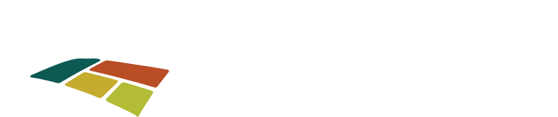 The words "mosaic Stadium" in bold White text with a small colored rectangle at the bottom to symbolize crop fields