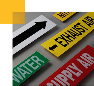 A square cropped out image showcasing a variety of different tie strap markers