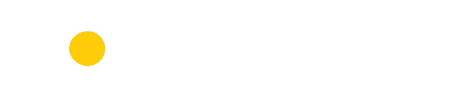 The Primark logo in white letters with the stylized p as the letter p the interior of the letter P is yellow
